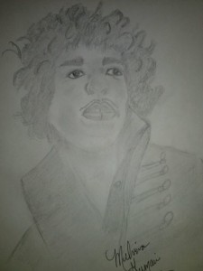 Portrait of Jimi Hendrix