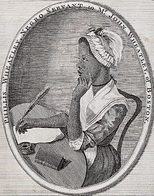 Scipio Moorhead... 1773. portrait of poet Phillis